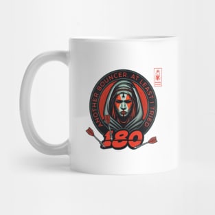 Darts 180 Onehundredandeigthy Red Player Mug